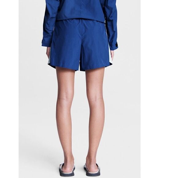 RAG & BONE‎ Penn Pull-On Shorts, Relaxed Fit, Size Large (14/16), Blue, NWT - Picture 3 of 3